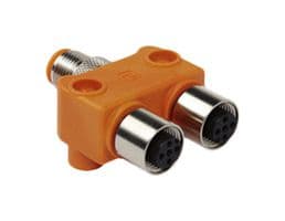 ASBS 2 M12-5S 1-2 F - LUMBERG AUTOMATION - ASBS 2 M12-5S 1-2 F - Sensor Splitter, T - Style, Cable Mount, 5 Position M12 Plug, 4 Position M12 Receptacle