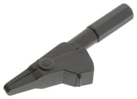 CTM-652-0 - CAL TEST ELECTRONICS - CTM-652-0 - Alligator Clip, 7 mm Jaws Open, 20 A Current, Black