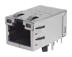 P01-0005-01 - BEL - P01-0005-01 - Modular Connector, G/GY LED, RJ45 Jack, 1 x 1 (Port), 8P8C, Through Hole Mount