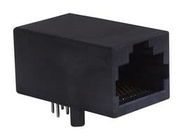 P01-0007-02 - BEL - P01-0007-02 - Modular Connector, RJ45 Jack, 1 x 1 (Port), 8P8C, Through Hole Mount