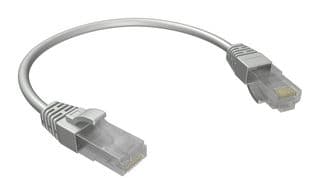 RJE1Y23915C42401 - AMPHENOL COMMUNICATIONS SOLUTIONS - RJE1Y23915C42401 - Ethernet Cable, 8P8C, Overmolded, Cat6, RJ45 Plug to RJ45 Plug, UTP (Unshielded Twisted Pair), Grey