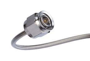 MINI141 K-12 - HUBER+SUHNER - MINI141 K-12 - RF / Coaxial Cable Assembly, 12 ", 305 mm, MINI 141, 2.92mm Straight Plug, 50 ohm