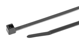111-05018 T50R-PA66HIRHS(REC)-BK - HELLERMANNTYTON - 111-05018 T50R-PA66HIRHS(REC)-BK - Cable Tie, Nylon 6.6 HS/HIR (Polyamide 6.6 HS/HIR) (Heat Stabilised)/(High Impact Modified)