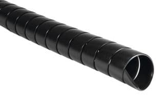162-31000 SBPPHDF10-PP-BK - HELLERMANNTYTON - 162-31000 SBPPHDF10-PP-BK - Spiral Wrap, Wide Pitch, 0.39 ", 10 mm, Polypropylene, Black, 3.3 ft, 1 m