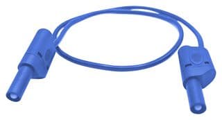 22.421-.25M-6 - MUELLER ELECTRIC - 22.421-.25M-6 - Banana Test Lead, 4mm Stackable Banana Plug, Shrouded, 4mm Stackable Banana Plug, Shrouded, 9.8 "