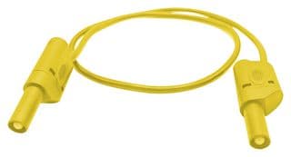 22.421-.25M-4 - MUELLER ELECTRIC - 22.421-.25M-4 - Banana Test Lead, 4mm Stackable Banana Plug, Shrouded, 4mm Stackable Banana Plug, Shrouded, 9.8 "
