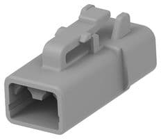 DTP06-2S-C015 - DEUTSCH - TE CONNECTIVITY - DTP06-2S-C015 - Automotive Connector Housing, IP68, DTP Series, Plug, 2 Ways, DEUTSCH DTP Series Socket Contacts