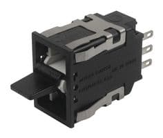 AML24EBA2BC01 - HONEYWELL - AML24EBA2BC01 - Rocker Switch, On-None-On, DPDT, Non Illuminated, Panel Mount, Black, AML24 Series