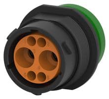 HDP24-18-6PN-L017 - DEUTSCH - TE CONNECTIVITY - HDP24-18-6PN-L017 - Automotive Connector Housing, Black, HDP20 Series, Plug, 6 Ways
