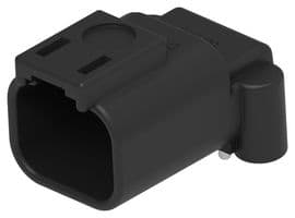 DTF13-2P - DEUTSCH - TE CONNECTIVITY - DTF13-2P - Automotive Connector, DTF13 Series, Right Angle Header, 2 Contacts, Solder Pin