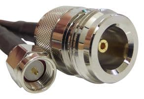 ASMN2000A058L13 - SIRETTA - ASMN2000A058L13 - RF / Coaxial Cable Assembly, 65.6 ft, 20 m, LLC200, SMA Plug, N-Type Jack, 50 ohm
