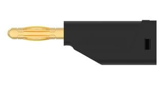 99022535 - SCHUTZINGER - 99022535 - Banana Test Connector, 4mm Dia, Plug, Cable Mount, 60 VDC, Gold Plated Contacts, Black