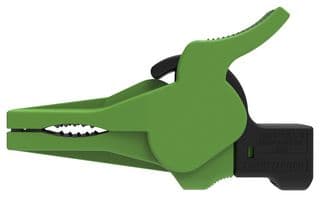 99022717 - SCHUTZINGER - 99022717 - Insulated Crocodile Clip, 41 mm Jaws Open, Green, 32 A Current, 1 kV, SAK 9230 Series