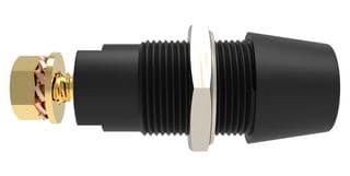 99023239 - SCHUTZINGER - 99023239 - Banana Test Connector, 4mm Dia, Jack, Panel Mount, 32 A, 1 kV, Gold Plated Contacts, Black