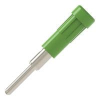 99022631 - SCHUTZINGER - 99022631 - Banana Test Connector, 2mm Dia, Jack, Panel Mount, 10 A, 60 VDC, Nickel Plated Contacts, Green