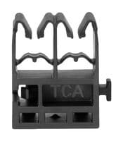 151-04088 QGDHC5.2-8.0M-PA66W-BK - HELLERMANNTYTON - 151-04088 QGDHC5.2-8.0M-PA66W-BK - Cable Tie Mount, w/ Pipe Tube Holder, Cable Tie, Black