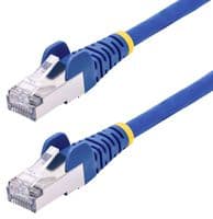 NLBL-1M-CAT8-PATCH - STARTECH - NLBL-1M-CAT8-PATCH - Ethernet Cable, 1m Blue CAT8 Ethernet Cable, Snagless, 25G/40G, 100W PoE, S/FTP, 26AWG, LSZH