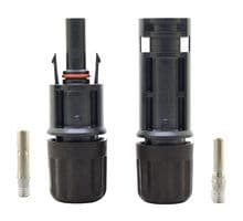 147-50000 HT-SCC-PPE-BK - HELLERMANNTYTON - 147-50000 HT-SCC-PPE-BK - Photovoltaic / Solar Connector, 50 Pair, Male & Female Cable Coupler, Cable Mount, IP68