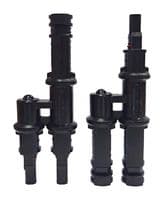 147-50004 HT-SBC21-PPE-BK - HELLERMANNTYTON - 147-50004 HT-SBC21-PPE-BK - Photovoltaic / Solar Connector, 1 Pair, Male & Female Cable Coupler, Cable Mount, IP68