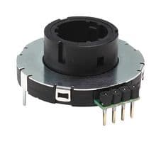 RE515L-P - GRAYHILL - RE515L-P - Rotary Encoder, Low Torque, Optical, 24 PPR, 24 Detents, Vertical, Without Push Switch