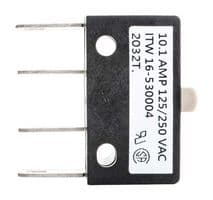 16-530004 - ITW SWITCHES - 16-530004 - Microswitch, Subminiature, Button, SPDT-DB, Quick Connect, 10 A, 28 V