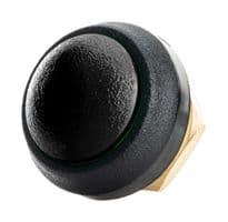 48-1-RB-N-BK-B - ITW SWITCHES - 48-1-RB-N-BK-B - Industrial Pushbutton Switch, 48-EM Series, 13.61 mm, SPST-NO-DB, Momentary, Round Domed, Black