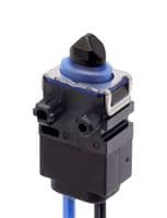 D2EW-B03MS - OMRON ELECTRONIC COMPONENTS - D2EW-B03MS - Microswitch, Post Mount Structure, Ultra Subminiature, Pin Plunger, SPST-NO, Wire Leaded, 100 mA