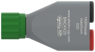 MP-BNC-BJ-X20 - MULTICOMP PRO - MP-BNC-BJ-X20 - Test Accessory, x20, 5kHz, BNC Plug to 2x 4mm Banana Jack Attenuator, Oscilloscopes