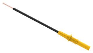 MP-ADA-SB-1000V-Y - MULTICOMP PRO - MP-ADA-SB-1000V-Y - Test Accessory, Yellow, 1kV, 36A, 4mm Banana Socket to Free End Adapter
