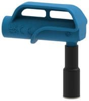 MP-RA10MAG-B - MULTICOMP PRO - MP-RA10MAG-B - Test Accessory, Blue, 1.5kV, 4A, 4mm Socket to Magnetic Adapter