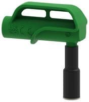 MP-RA10MAG-G - MULTICOMP PRO - MP-RA10MAG-G - Test Accessory, Green, 1.5kV, 4A, 4mm Socket to Magnetic Adapter