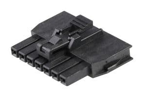 105307-1207 - MOLEX - 105307-1207 - Connector Housing, Black, w/TPA, Nano-Fit 105307 Series, Receptacle, 7 Ways, 2.5 mm