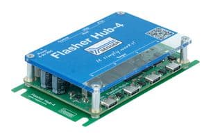 5.01.30 - SEGGER - 5.01.30 - Flasher Hub-4, 24 Channel, Control Flasher Compacts, Green