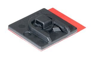 151-03364 SMB4APT-A-PA66HS/A-BK - HELLERMANNTYTON - 151-03364 SMB4APT-A-PA66HS/A-BK - Cable Tie Mount, 360º rotation, Adhesive, Black