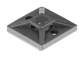 151-04462 MAGMB3-PA66/NDFEBR5-BK - HELLERMANNTYTON - 151-04462 MAGMB3-PA66/NDFEBR5-BK - Cable Tie Mount, Magnet, Black, Nylon 6.6 (Polyamide 6.6), Neodymium Alloy R5, 19 mm, 19 mm