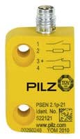522121 - PILZ - 522121 - Safety Interlock Switch, SPST-NO, SPST-NC, 4 Pin M8 Connector, IP67