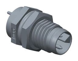8A-06PMMP-SF7001 - AMPHENOL LTW - 8A-06PMMP-SF7001 - Sensor Connector, M8, Male, 6 Positions, Solder Pin, Straight Panel PCB Mount