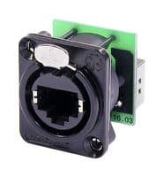 NE8FDP-B-D - NEUTRIK - NE8FDP-B-D - In-Line Adapter, Cat5e, Adapter, In-Line, RJ45 Jack, RJ45 Jack, etherCON B Series