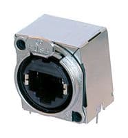 NE8FBH-S - NEUTRIK - NE8FBH-S - Modular Connector, RJ45 Jack, 1 x 1 (Port), 8P8C, Through Hole Mount