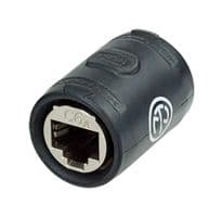 NE8FFX6-W - NEUTRIK - NE8FFX6-W - In-Line Adapter, Cat6a, Adapter, In-Line, RJ45 Jack, RJ45 Jack, etherCON Series