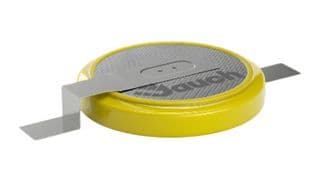 CR 1632 SM - JAUCH - CR 1632 SM - Battery, 3 V, CR1632, Lithium Manganese Dioxide, 135 mAh, Solder Tab, 20