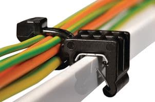156-00843 T50ROSEC23-PA66W-BK - HELLERMANNTYTON - 156-00843 T50ROSEC23-PA66W-BK - Cable Tie, Nylon 6.6 UV Resistant (Polyamide 6.6 UV Resistant), Black, 200 mm, 4.6 mm, 45 mm