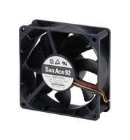 9G0924A201 - SANYO DENKI - 9G0924A201 - DC Axial Fan, 24 V, Square, 92 mm, 32 mm, Ball Bearing, 88.3 CFM