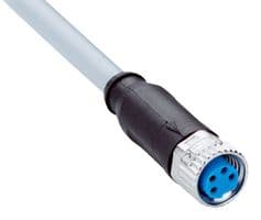 YF8U14-060VA3XLEAX - SICK - YF8U14-060VA3XLEAX - Sensor Cable, A Coded, M8 Receptacle, Free End, 4 Positions, 6 m, 19.7 ft