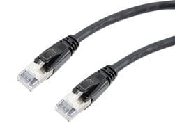 TRD626ASR-BLK-1F - L-COM - TRD626ASR-BLK-1F - Ethernet Cable, 10 Gigabit, 26AWG, Cat6a, RJ45 Plug to RJ45 Plug