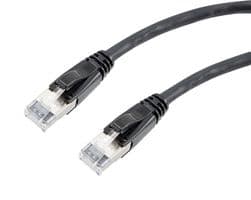 TRD626ASR-BLK-25F - L-COM - TRD626ASR-BLK-25F - Ethernet Cable, 10 Gigabit, 26AWG, Cat6a, RJ45 Plug to RJ45 Plug
