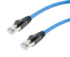 TRD626ASR-BLU-3F - L-COM - TRD626ASR-BLU-3F - Ethernet Cable, 10 Gigabit, 26AWG, Cat6a, RJ45 Plug to RJ45 Plug