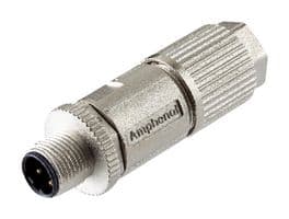 MSDS-04BMMD-SL8001 - AMPHENOL LTW - MSDS-04BMMD-SL8001 - Sensor Connector, Field Installable IDC, M Series, M12, Male, 4 Positions, IDC / IDT Pin