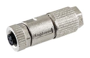 MSDS-04BFFD-SL8002 - AMPHENOL LTW - MSDS-04BFFD-SL8002 - Sensor Connector, Field Installable IDC, M Series, M12, Female, 4 Positions, IDC / IDT Socket