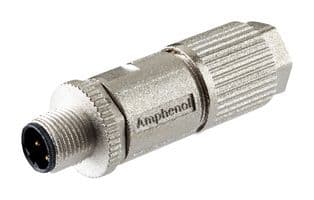 MSDS-04BMMD-SL8002 - AMPHENOL LTW - MSDS-04BMMD-SL8002 - Sensor Connector, Field Installable IDC, M Series, M12, Male, 4 Positions, IDC / IDT Pin